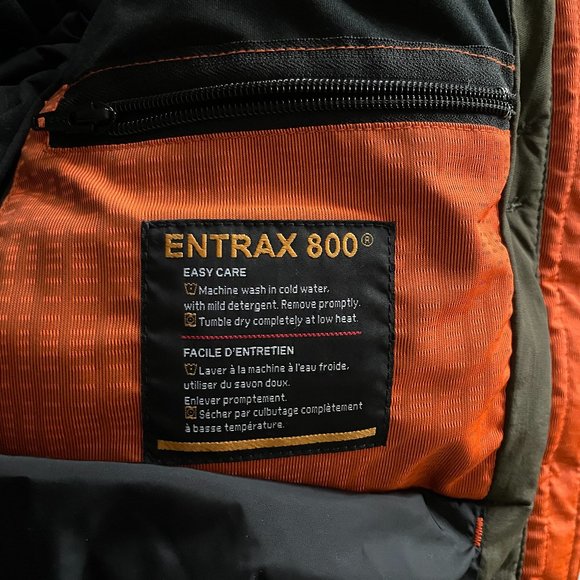 Outdoor Survival Canada KASA Women's Down Jacket Large Made in Canada Olive OSC - Picture 8 of 11